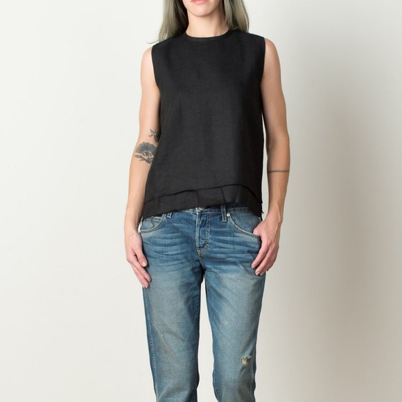 Simon Miller Terra Linen Double Layer Top - Picture 8 of 8